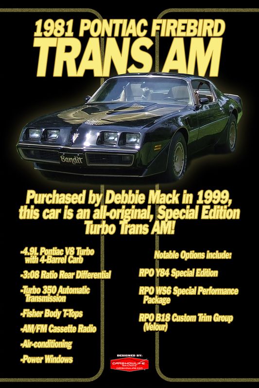 1981 Trans Am/Standard Cut