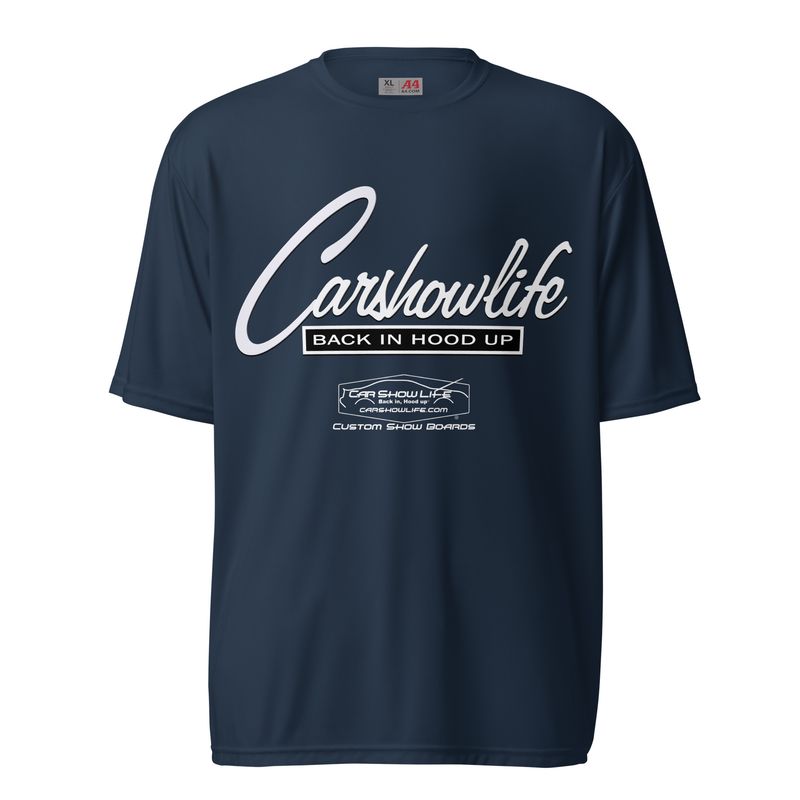 Car Show Life Script 01 Unisex performance crew neck t-shirt