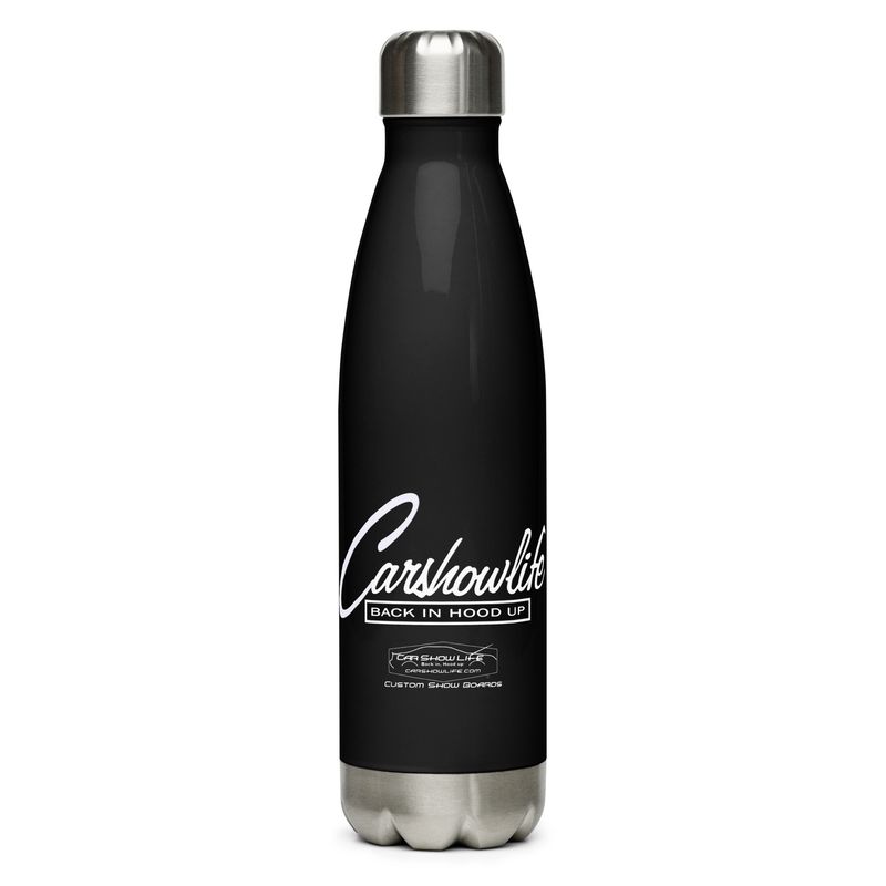 Car Show Life Script 01 Stainless steel water bottle