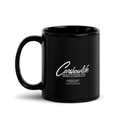 Car Show Life Script 01 Black Glossy Mug