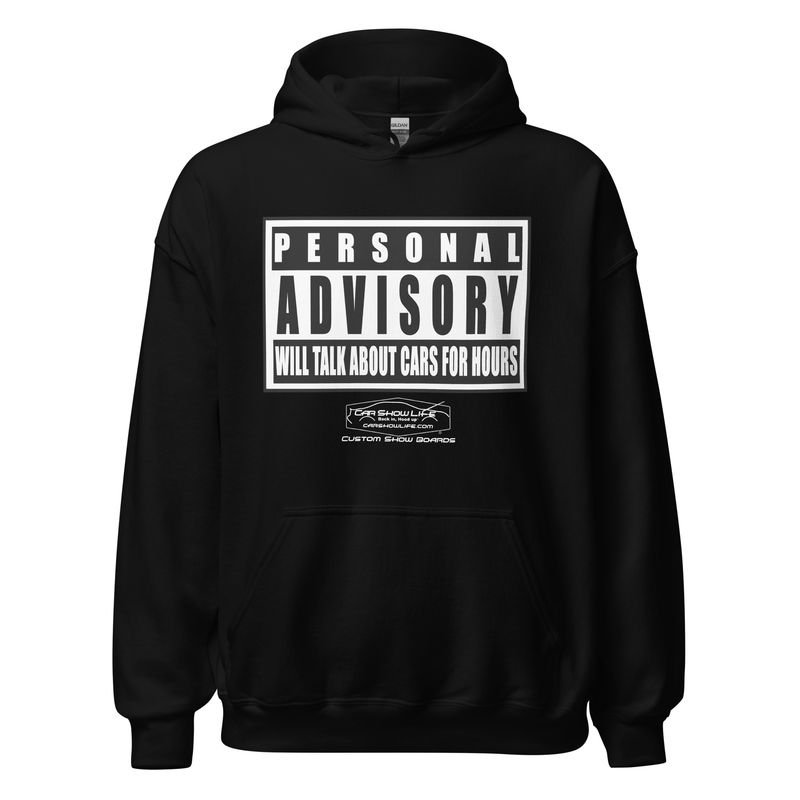 Personal Advisory Warning Unisex Hoodie