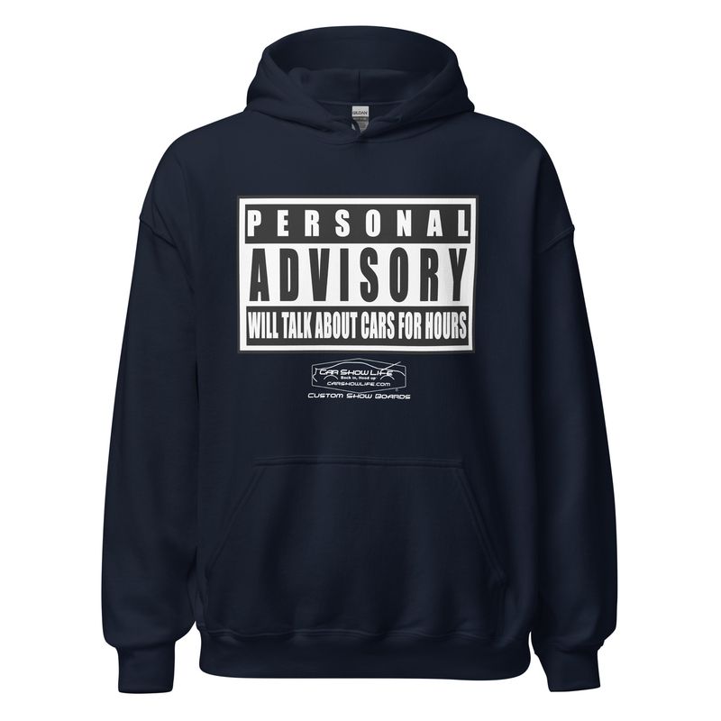 Personal Advisory Warning Unisex Hoodie