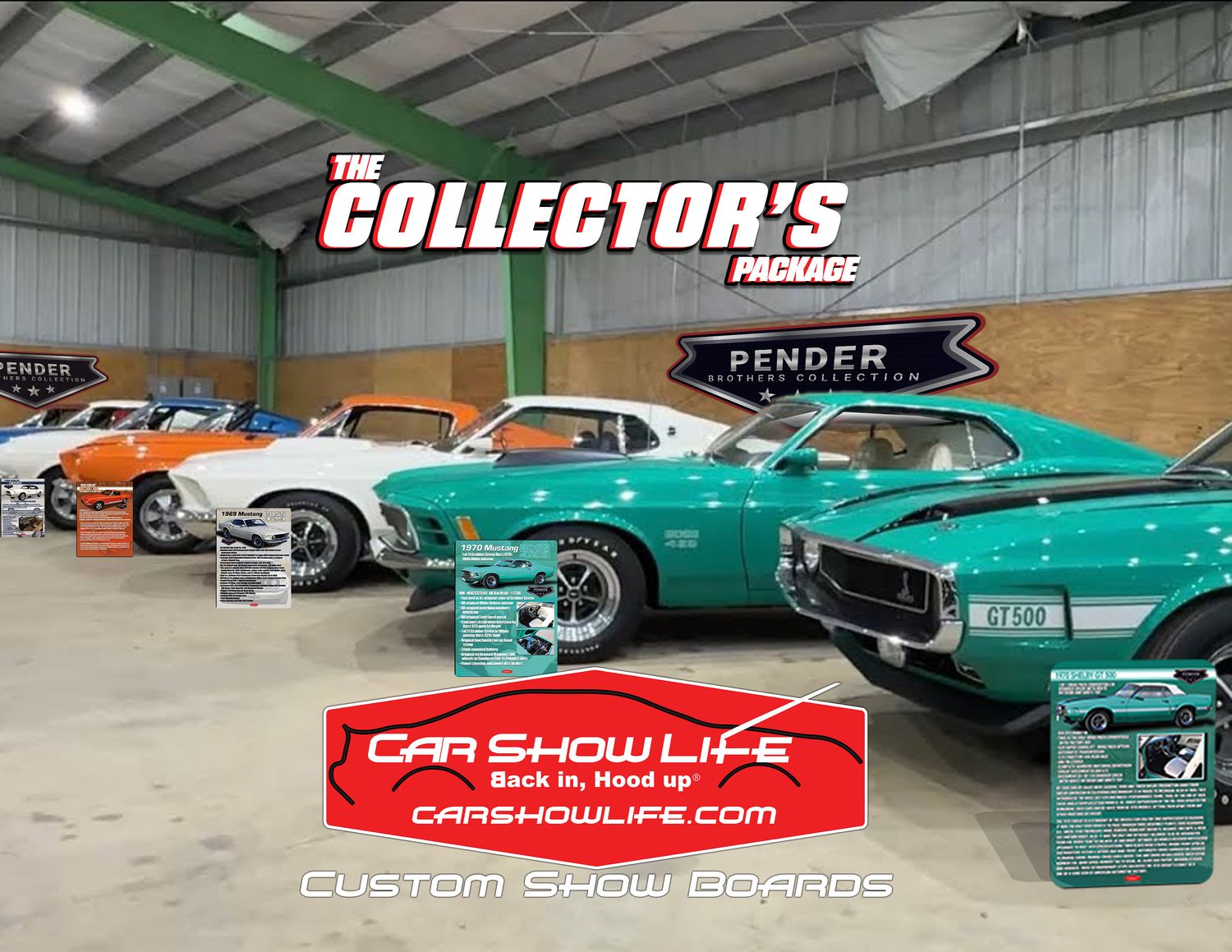CUSTOM SHOW BOARD - COLLECTOR'S PACKAGE