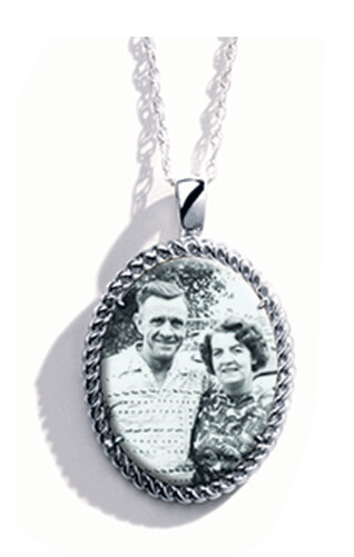 Silver Personalised Pendant