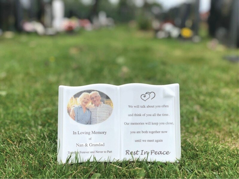 Personalised Porcelain Memorial book