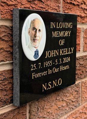 Everton Memorial Plaque