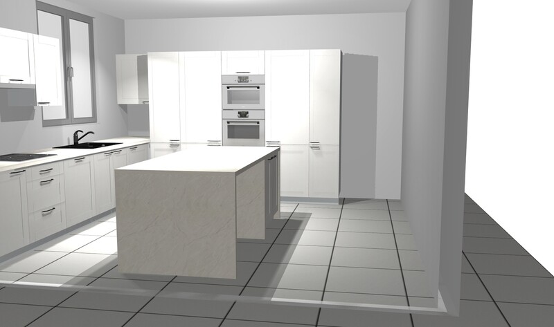 Keuken EDAN WHITE OP MAAT