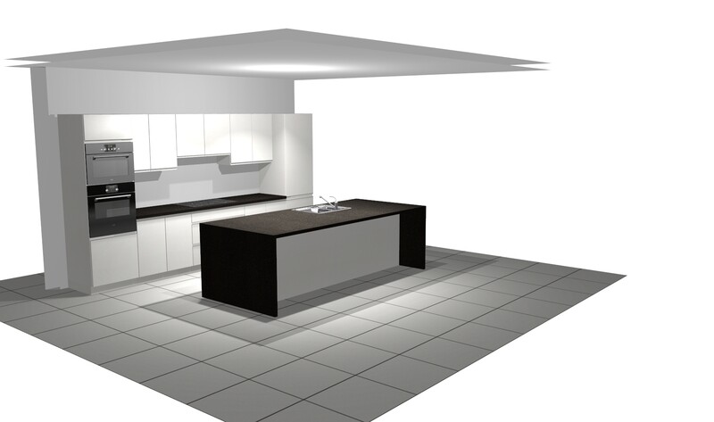 KEUKEN OP MAAT WIT HOOGGLANS