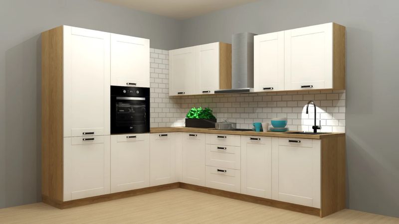 Hoekkeuken Family Line Edan – complete set 230 cm x 275 cm