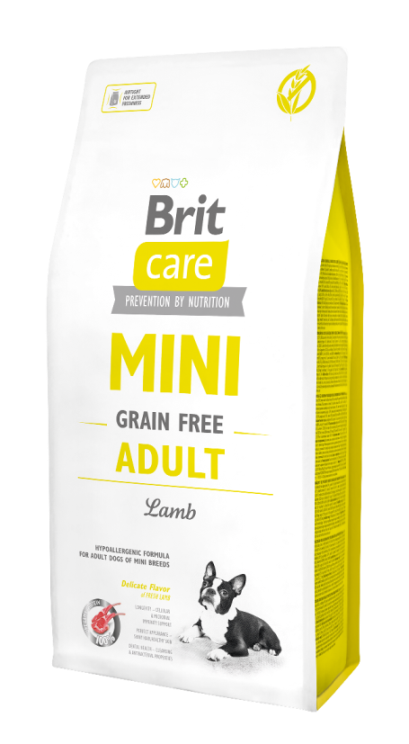 Brit Care Mini Graanvrij Adult Lam 400gr