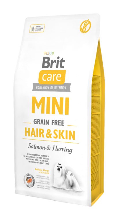 Brit Care Mini Graanvrij Hair & Skin Zalm & Haring 7kg