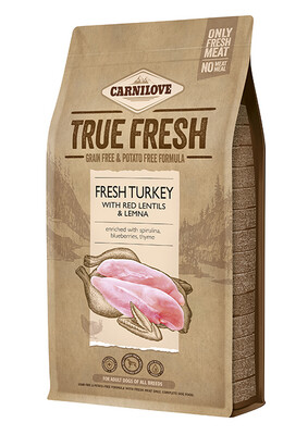 Carnilove True Fresh Kalkoen 4kg