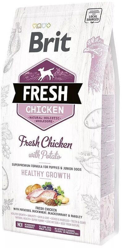 Brit Fresh Puppy Kip & Aardappel 12kg Brit Fresh Puppy Kip & Aardappel 12kg
