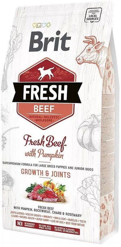 Brit Fresh Puppy Large Beef & Pumpkin 12kg Brit Fresh Puppy Large Beef & Pumpkin 12kg