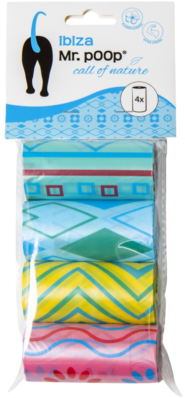 Poepzakjes Mr Poop Ibiza 6 cm