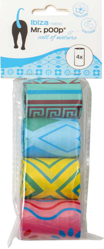 Poepzakjes Mr Poop Ibiza 4 cm