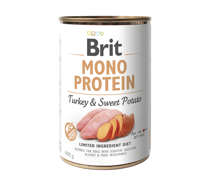 Brit Mono Protein Kalkoen & Zoete Aardappel 400 g