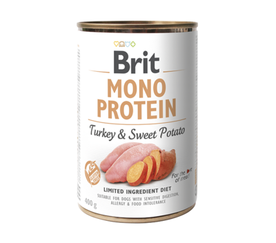 Brit Mono Protein Kalkoen & Zoete Aardappel 400 g
