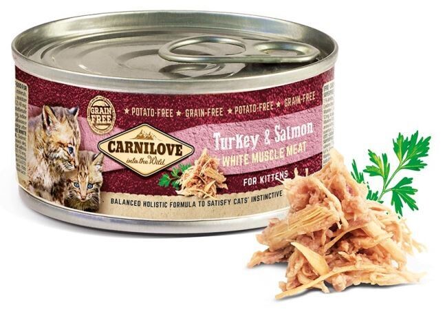 Carnilove blik kitten - kalkoen en zalm 100 gr