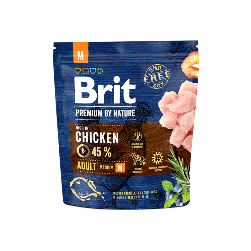 Brit Premium by nature Adult M 1kg