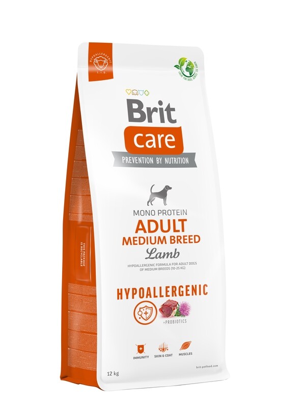 Brit Care Adult Medium Breed Lam & Rijst 12kg Brit Care Adult Medium Breed Lam & Rijst 12kg