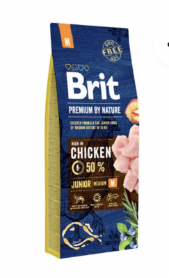Brit Premium by nature Junior M 15kg