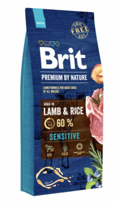 Brit Premium by nature Sensitive Lamb 15kg