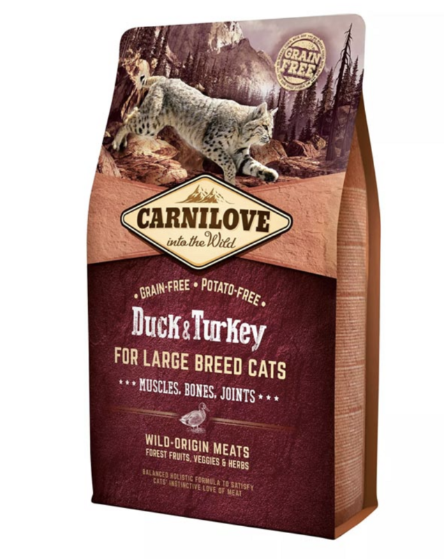 Carnilove Kat Eend & Kalkoen - Grote Katten 2kg Carnilove Kat Eend & Kalkoen - Grote Katten 2kg