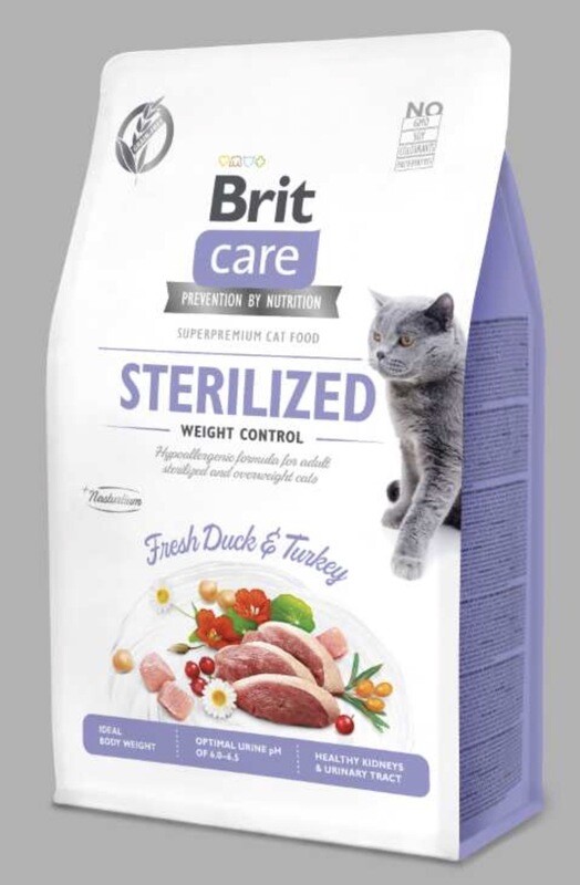 Brit Care kat - Graanvrij - Gesteriliseerde katten - gewichtcontrole 7kg Brit Care kat - Graanvrij - Gesteriliseerde katten - gewichtcontrole 7kg