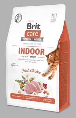 Brit Care Cat - Graanvrij - binnenhuiskat anti-stress 400gr