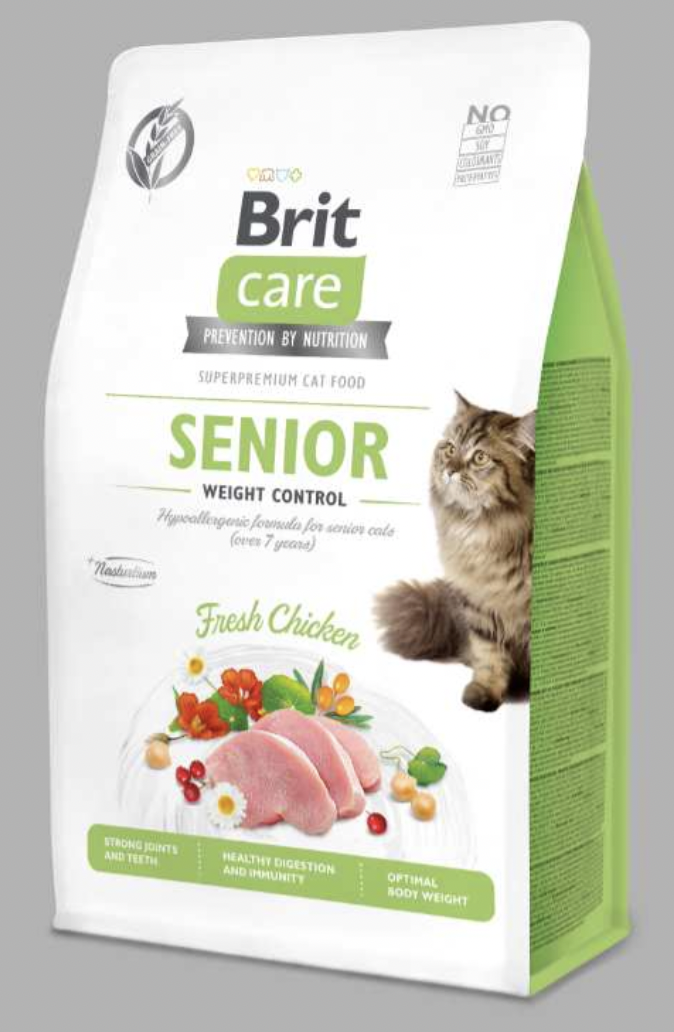 Brit Care Cat - Graanvrij - voor oude katten 2kg