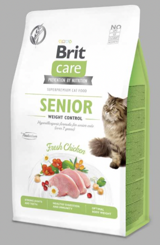 Brit Care kat - Graanvrij - voor oude katten 7kg Brit Care kat - Graanvrij - voor oude katten 7kg