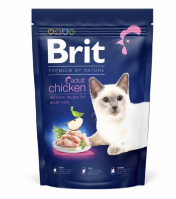 Brit Premium Cat - volwassen kat - met kip - 1,5kg
