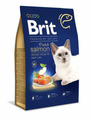 Brit Premium Cat - volwassen kat - met zalm - 8kg