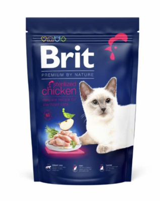 Brit Premium Cat - voor gesteriliseerde katten - met kip - 1,5kg