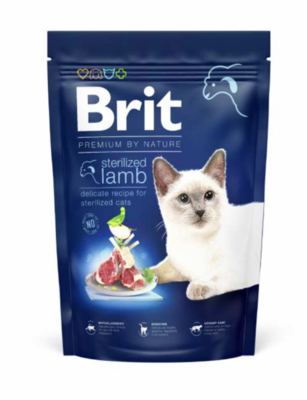 Brit Premium Cat - voor gesteriliseerde katten - met lam - 1,5kg