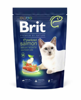 Brit Premium Cat - voor gesteriliseerde katten - met zalm - 1,5kg