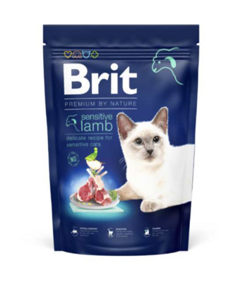 Brit Premium Cat - voor gevoelige katten - met lam - 1,5kg