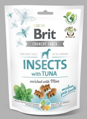 Crunchy snack - Insecten met tonijn & munt 200gr