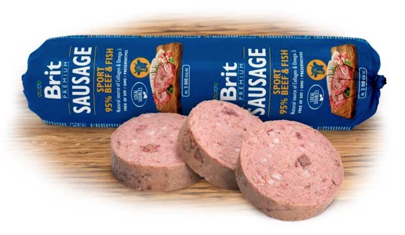 Brit Worst Rund & Vis Sport 800 g