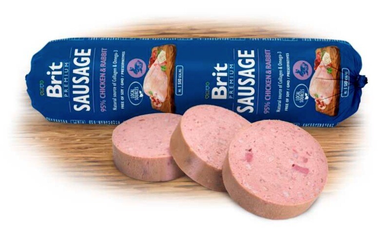 Brit Worst Kip & Konijn 800 g