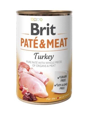 Brit Paté & Meat Kalkoen 400 g