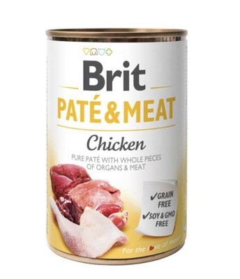Brit Paté & Meat Kip 400 g