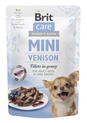 Brit Care Mini Pouch Hertenfilet in jus 85 g
