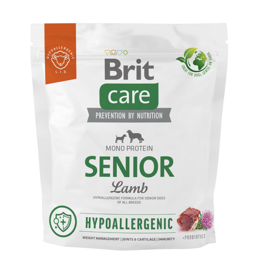 Brit care top senior lamb rice