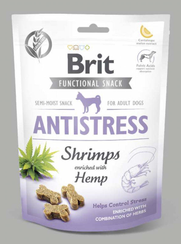 Anti stress - Garnalen en hennep 150gr Anti stress - Garnalen en hennep 150gr