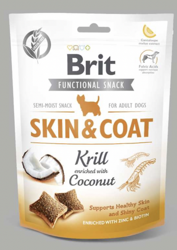 Skin & Coat - Krill met kokosnoot 150gr Skin & Coat - Krill met kokosnoot 150gr
