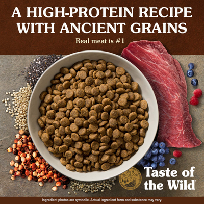 Taste Of The Wild ancient graines - hond - Prairie 12,70 KG
