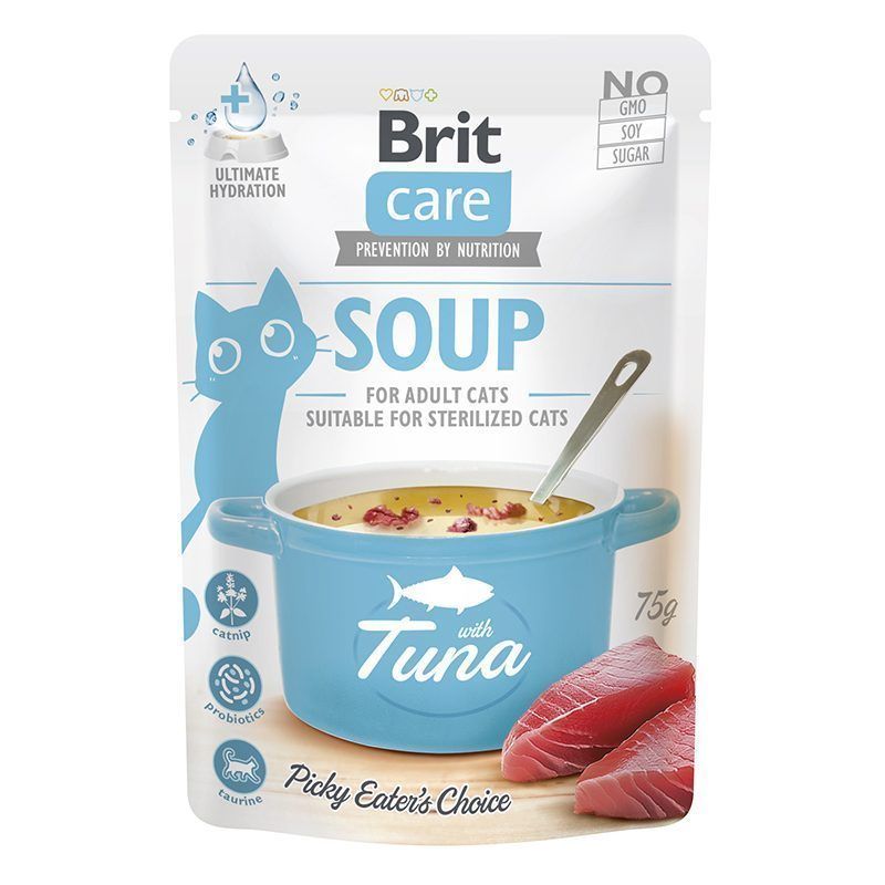 Brit Care kat/cat soup – tonijn/tuna – 75g