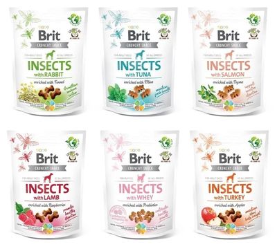 Brit Care Crunchy Snacks met Insecten